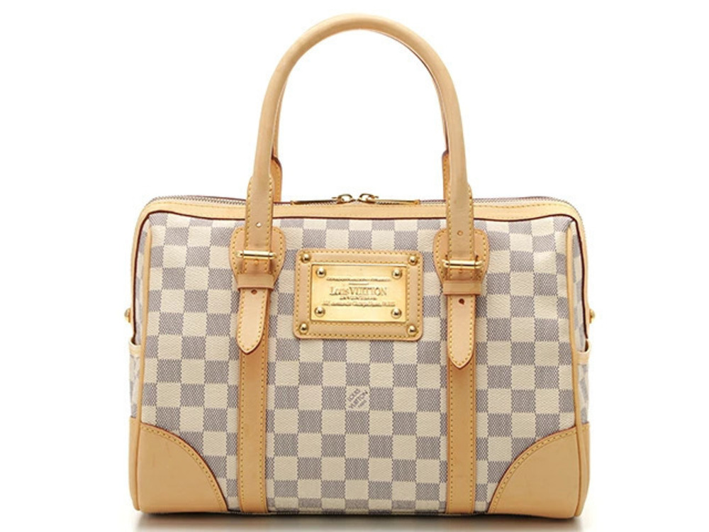 LOUIS VUITTON Berkeley Damier Azur White